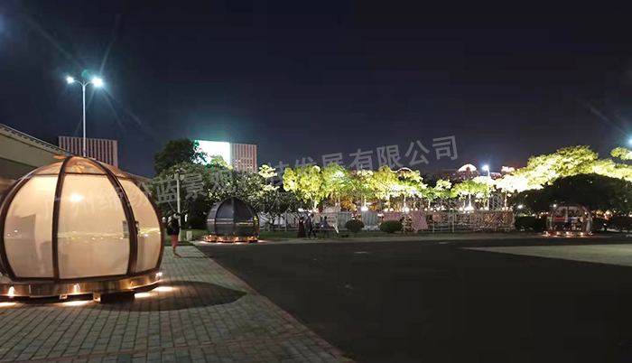 广州海心沙亚运公园最美网红园区泡泡屋